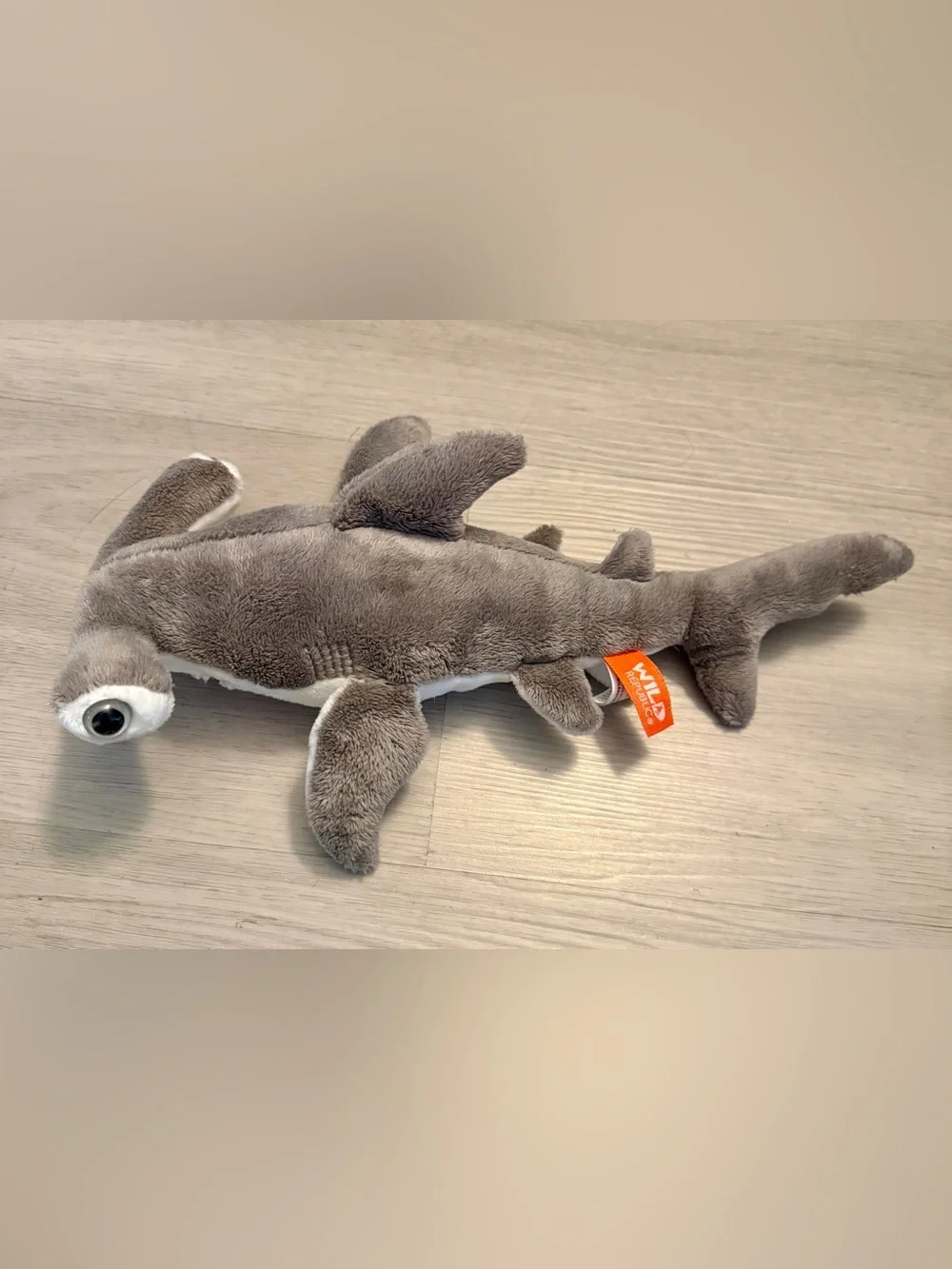 Wild Republic Hammerhead Shark Plush Stuffed Animal Toy Aquarium Small